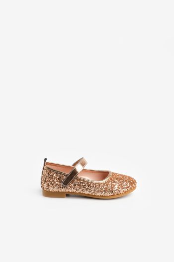 Pink Glitter Velcro Girls' Shoes