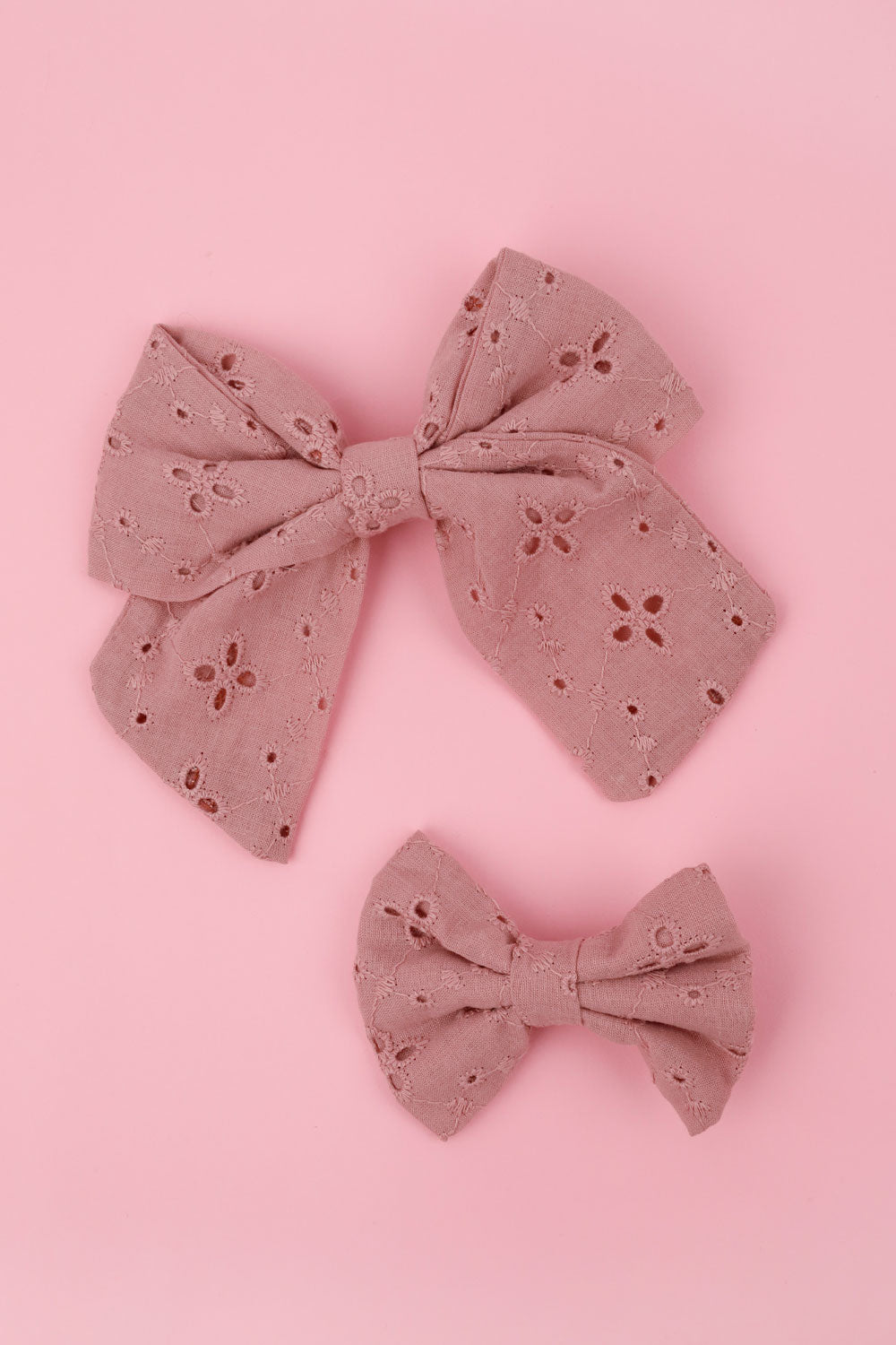 TTTM22ASGHAC002_1010_6.jpg Rose Pink Bow Hair Clip Set for Mothers and Daughters