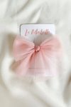 Powder Tulle Bow Girls' Hair Clip