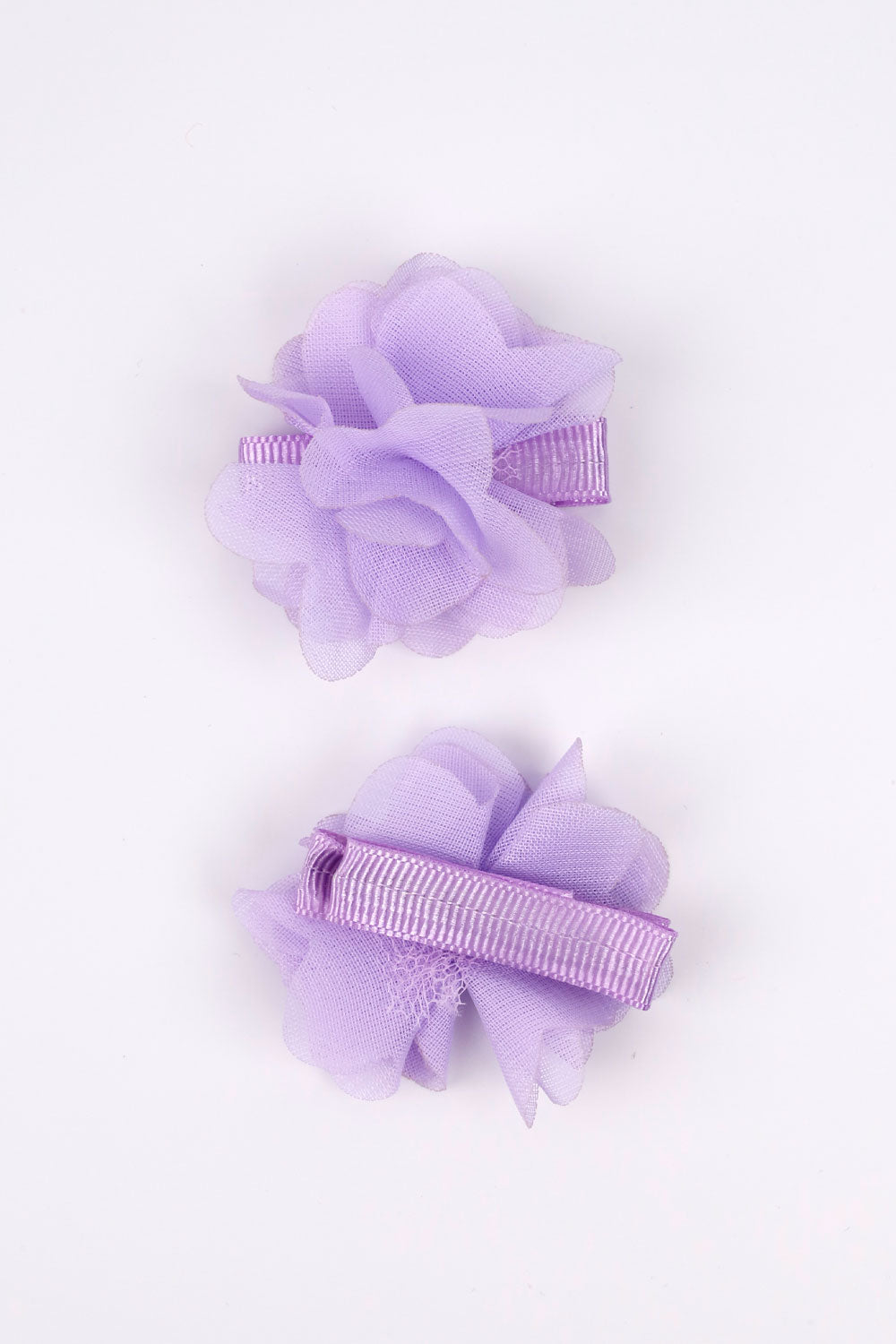 ULMB22ASGHAC007_1021_6.jpg Lilac 2-Piece Tulle Flower Hair Clip Set