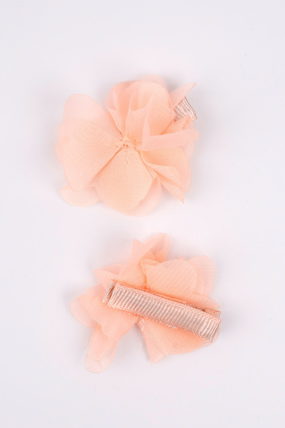 ULMB22ASGHAC007_1035_6.jpg Salmon 2-Piece Tulle Flower Hair Clip Set for Girls
