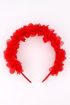 Red Floral Girl's Headband