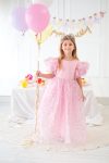 Pink Star Tulle Skirt Dress for Girls - Elsa