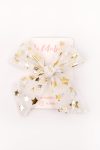 Ivory Star Printed Tulle Hair Clip for Girls