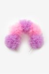 Pink Lilac 5-Piece Tulle Pom-Pom Headband for Girls