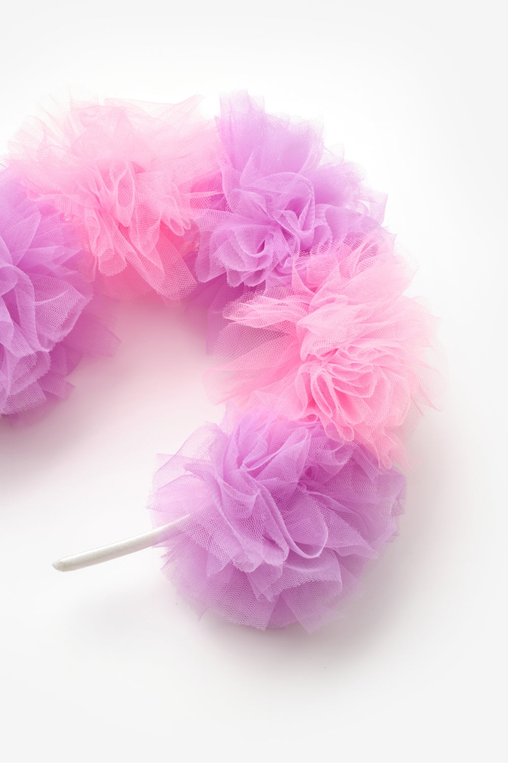 ULMB24ASGHAC007_1028_6.jpg Pink Lilac 5-Piece Tulle Pom-Pom Headband for Girls