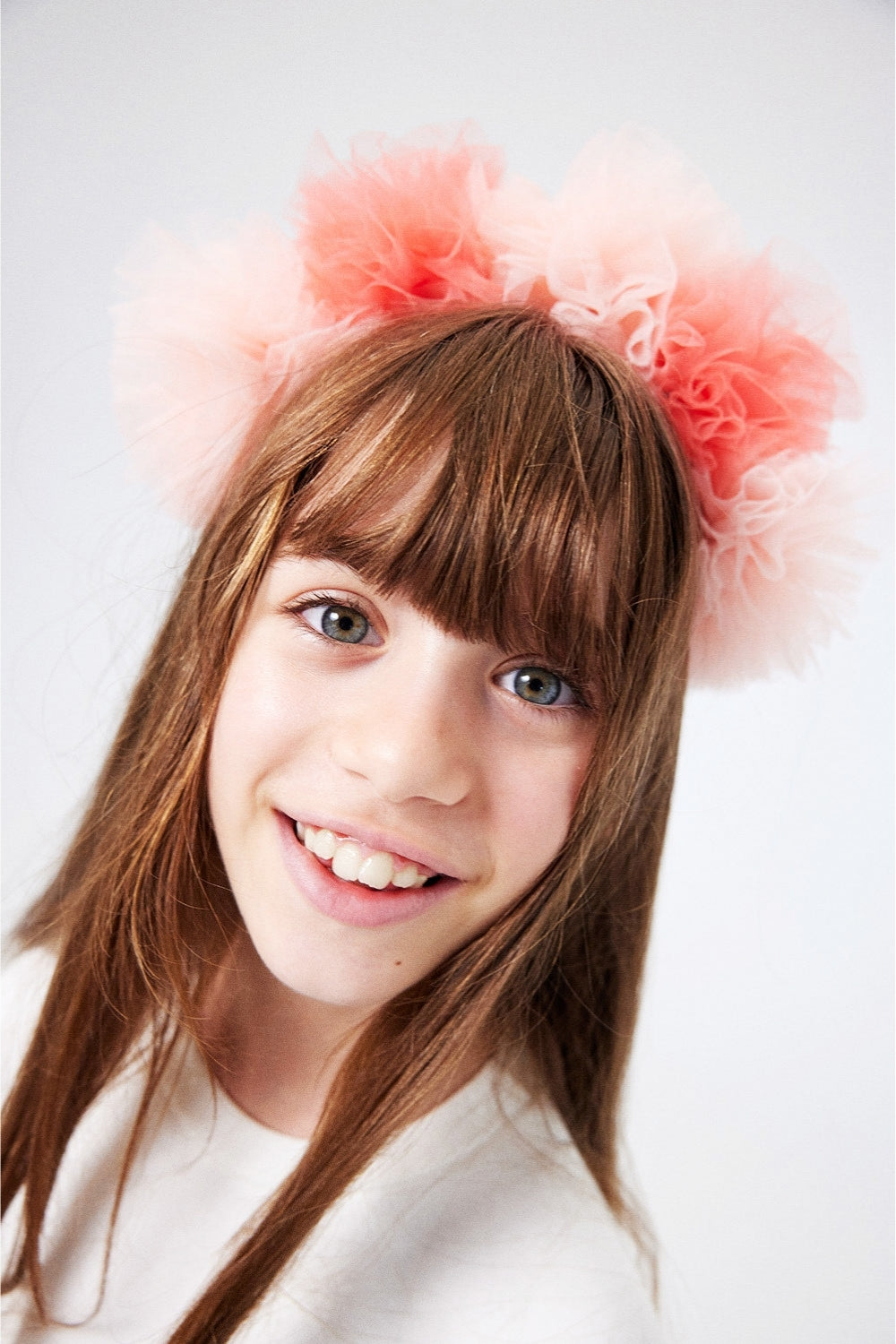 ULMB24ASGHAC007_1030_3.jpg Powder Pink 5-Piece Tulle Pom Pom Headband Set for Girls