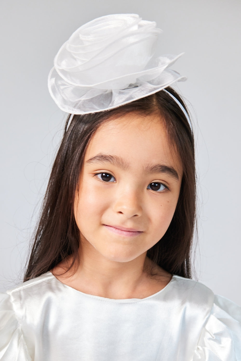 ULMB25ASGHAC005_1005_1.jpg White Organza Rose Detail Girls' Headband
