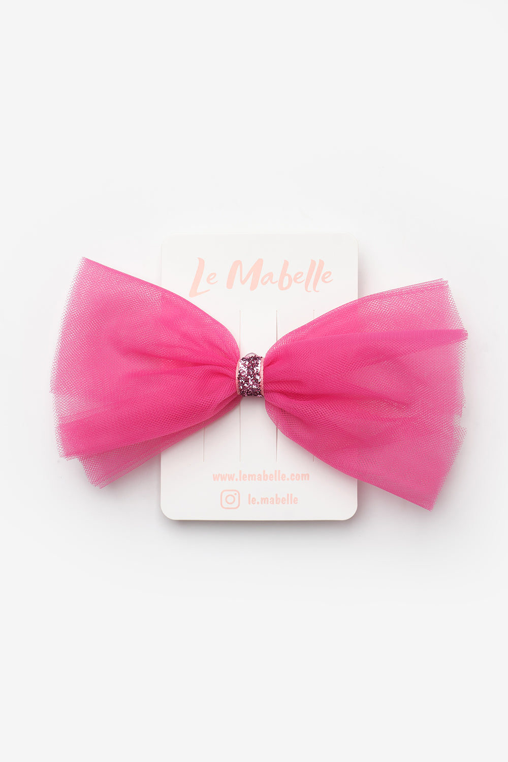 ULMB25ASGHAC006_1026_5.jpg Purple Glitter Tie Girls Tulle Clip Hairpin