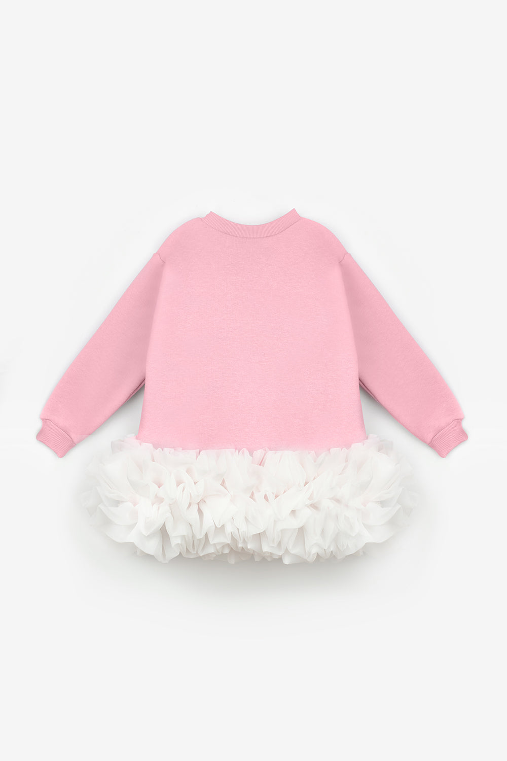 ULMB25AWGDRE021_1028_6.jpg Pink Ruffled Hem Dress for Girls - Alix