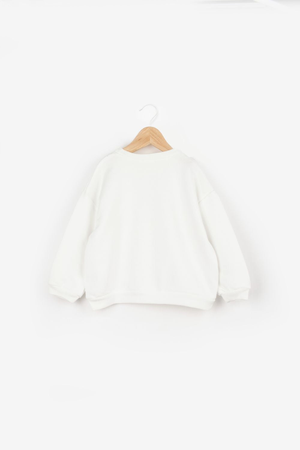 ULMB25AWGSWT002_1007_6.jpg Ecru Bow Front Girls' Sweatshirt - Sophie