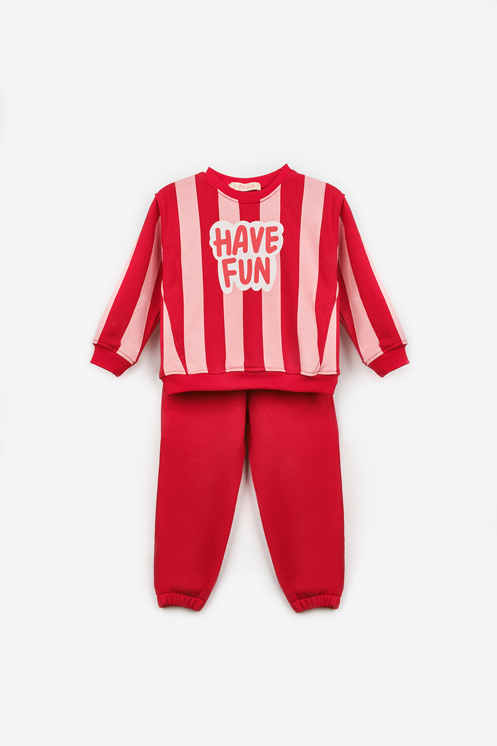 ULMB25AWGTRC004_1015_5.jpg Red Striped Have Fun Printed Girls' Tracksuit - Phoebe