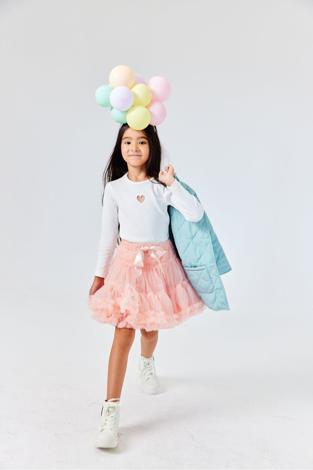 ULMB25AWGTSH001_1007_2_143e0315-6765-4a49-ad14-5655d6e5d473.jpg Ivory Ribbed Girl's T-Shirt with Heart Embroidery