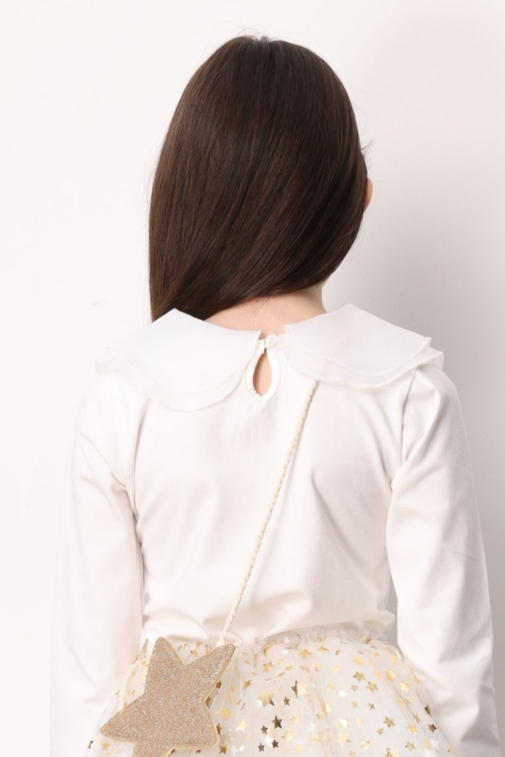 ULMB25AWGTSH003_1007_3_aa01484e-59dd-4d69-8a6c-ccd3758eddde.jpg Ivory Organza Collar Girls T-Shirt