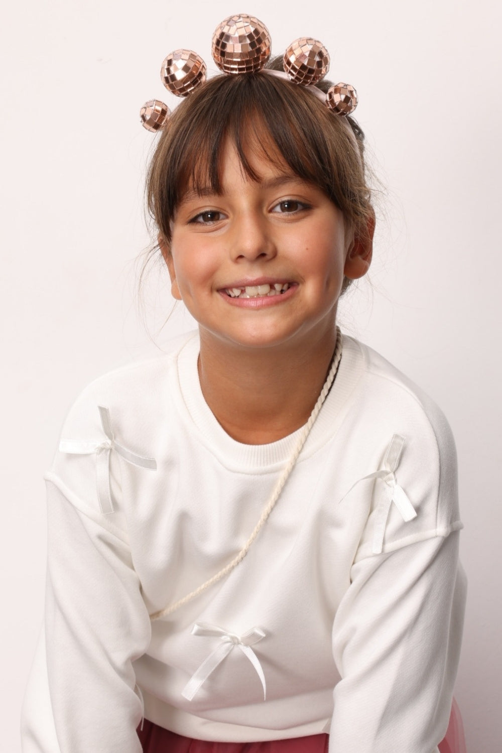 ULMB25AWGTSH004_1007_2.jpg Cream Bow Detail Girls' Sweatshirt