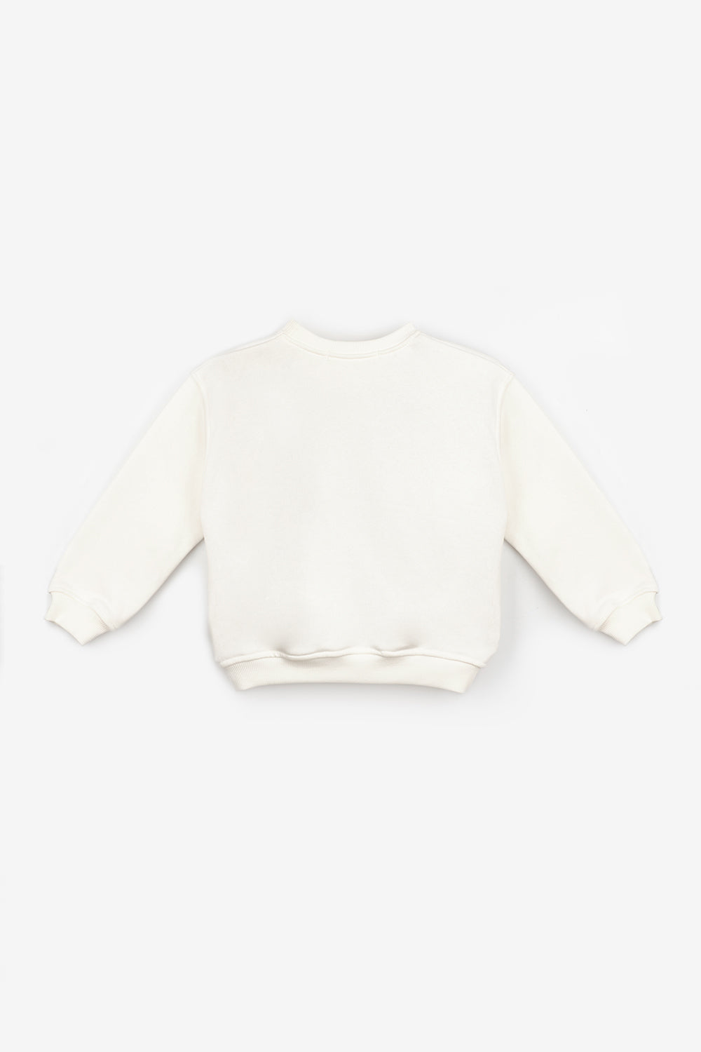 ULMB25AWGTSH004_1007_6.jpg Cream Bow Detail Girls' Sweatshirt