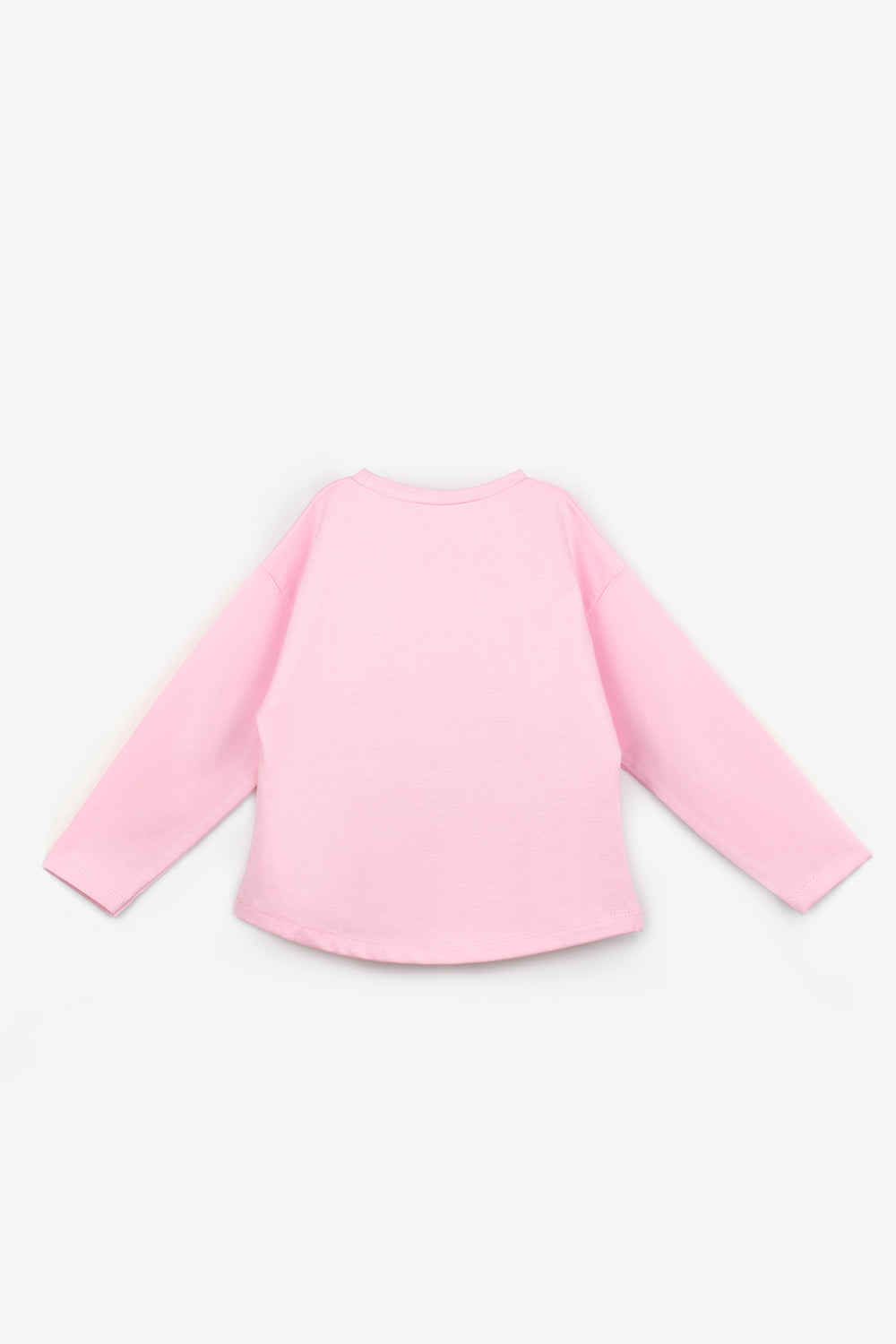 ULMB25AWGTSH009_1028_6.jpg Pink T-Shirt with 5 Bows for Girls