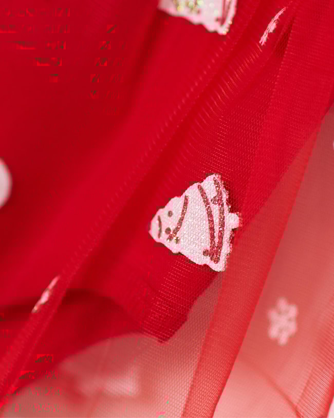 a270f107-70e1-400e-8ddc-ee37898736bf-123-7a.jpg Red Cotton Snowman Themed Bodysuit Set with Tulle Skirt and Headband