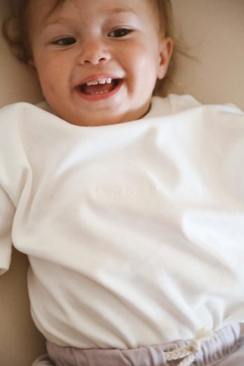 White Embroidered Oversized Long Sleeve T-shirt