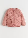 LCW Kids Pink Quilted Patterned Girls' Jacket