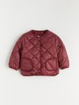 LCW Kids Burgundy Quilted Patterned Girl's Jacket