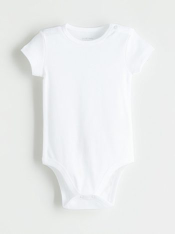 LCW Baby Ecru Basic Boys' Bodysuits Set of 3