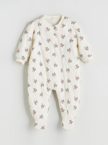 LCW Baby Cream 2.5 Tog Floral Girls Sleep Bag