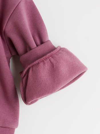 LCW Kids Plum Crew Neck Long Sleeve Sweatshirt