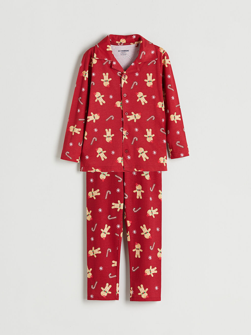 l_20252-w5eg43z1-ltq_a.jpg LC WAIKIKI Red Christmas Themed Boys Pajama Set