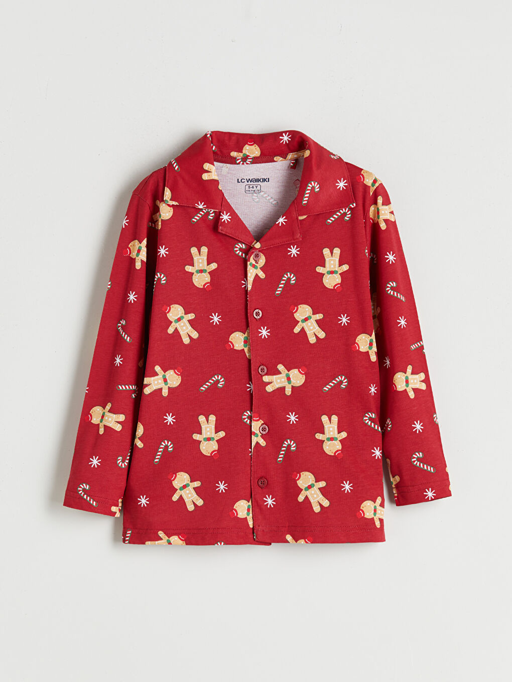 l_20252-w5eg43z1-ltq_a1.jpg LC WAIKIKI Red Christmas Themed Boys Pajama Set