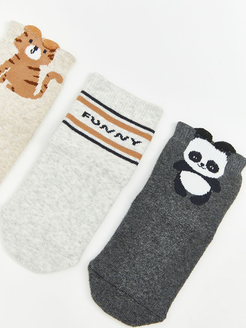 l_20252-w5fh38z1-d5h_a1-1.jpg LCW Baby Ecru Patterned Boys' Sock Set of 3