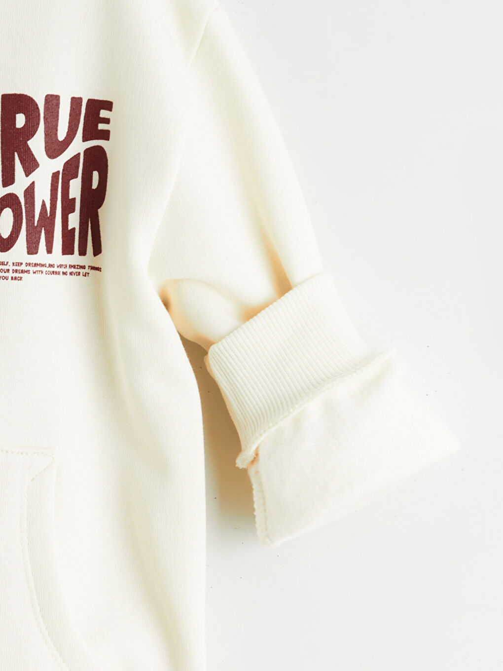 l_20252-w5g325z1-qvk_a3.jpg LCW Kids Beige Hooded Printed Boys Sweatshirt