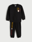 LCW Kids Black Galatasaray Printed Boys' Set