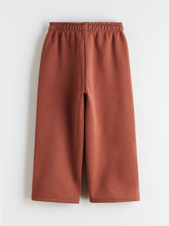 LCW Kids Brown Elastic Waist Basic Girls Sweatpants