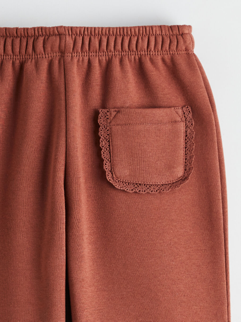 l_20252-w5j890z1-hha_a2.jpg LCW Kids Brown Elastic Waist Basic Girls Sweatpants