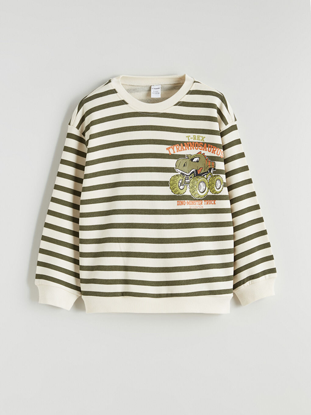 l_20252-w5jl59z1-lqa_a1.jpg LCW Kids Beige Printed Boys Sweatshirt and Jogger Pants