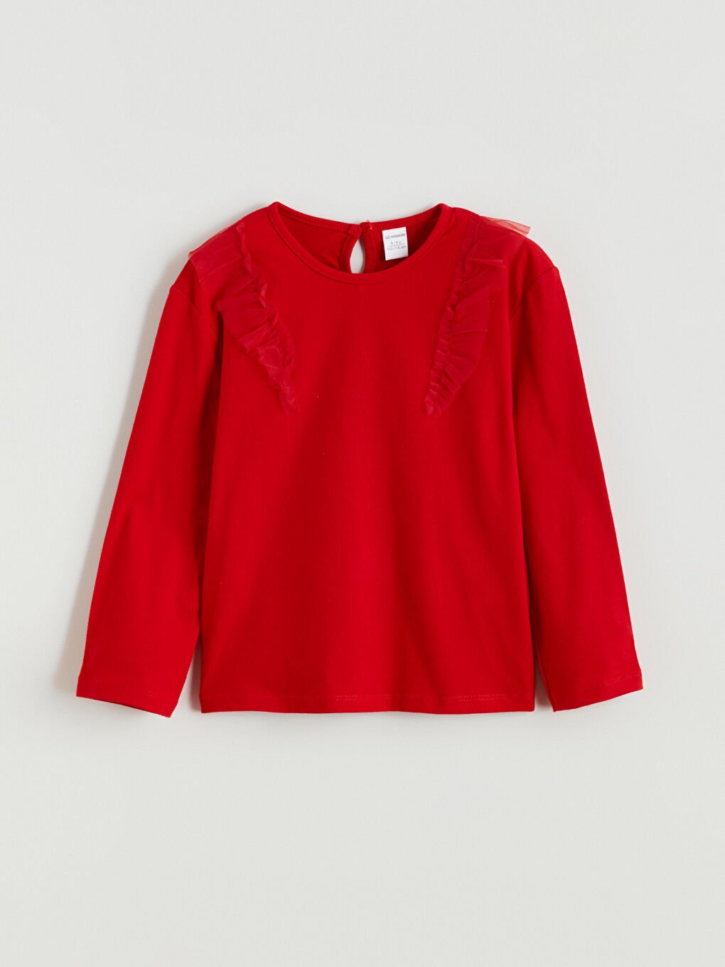 l_20252-w5kc87z1-frc_a4.jpg LCW Kids Cream Round Neck Girls T-Shirt Set of 2