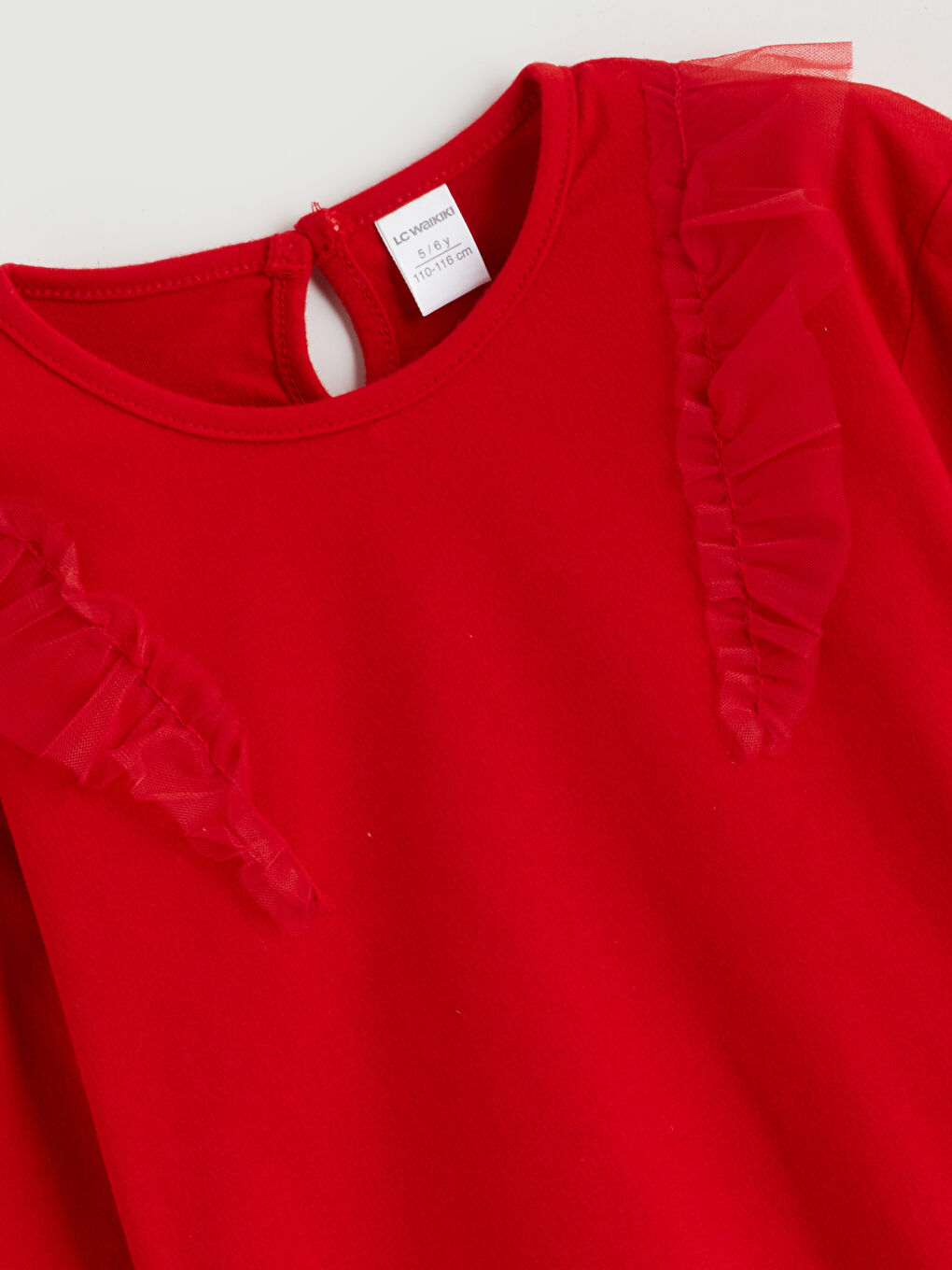 l_20252-w5kc87z1-frc_a5.jpg LCW Kids Cream Round Neck Girls T-Shirt Set of 2