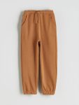 LCW Kids Brown Elastic Waistband Boys Jogger Pants