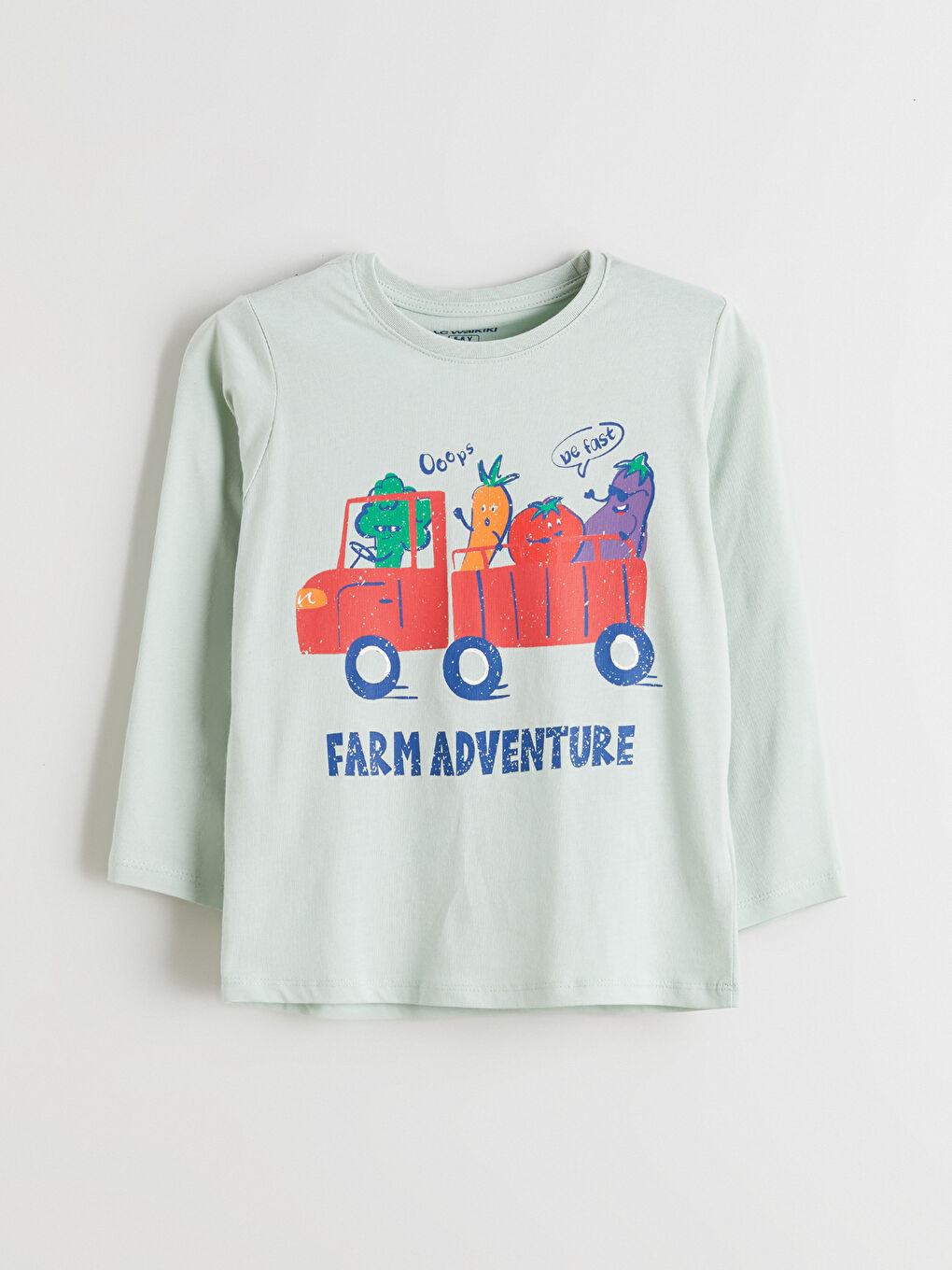 l_20252-w5l210z1-g4g_a1.jpg LCW Kids Green Printed Boys Pajama Set