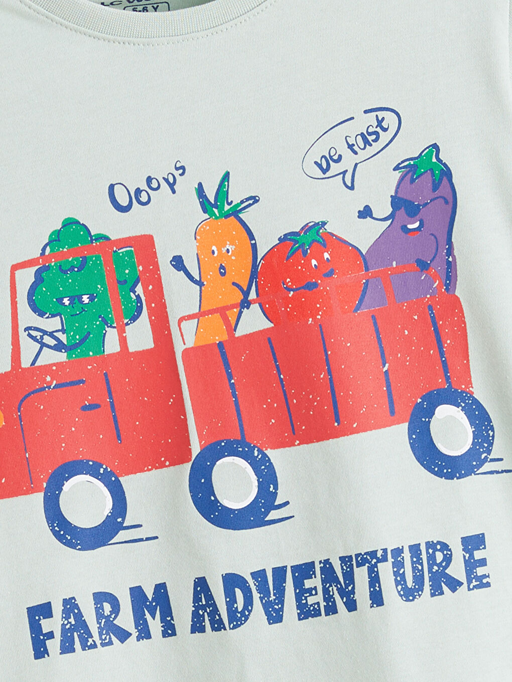 l_20252-w5l210z1-g4g_a2.jpg LCW Kids Green Printed Boys Pajama Set