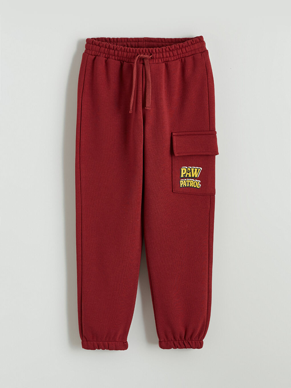 l_20252-w5lb27z1-lqa_a4.jpg LCW Kids Beige Striped Paw Print Boys Sweatshirt and Jogger Pants