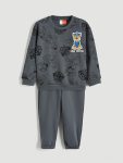 LCW Kids Gray Crew Neck Paw Patrol Printed Boys Sweatshirt and Pants Set