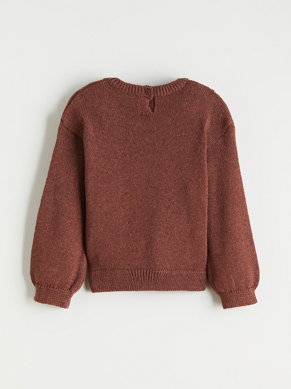 l_20252-w5ll42z1-hhb_a3.jpg LCW Kids Brown Bow Detail Girls' Knit Sweater and Skirt