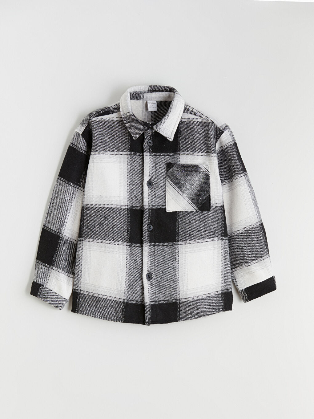 l_20252-w5ll67z1-lkn_a.jpg LCW Baby Charcoal Checkered Boy's Shirt Jacket