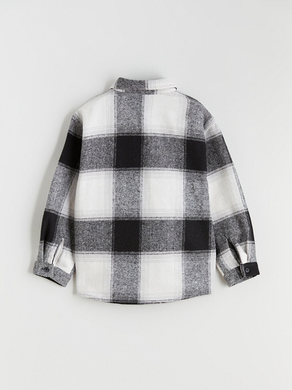 l_20252-w5ll67z1-lkn_a2.jpg LCW Baby Charcoal Checkered Boy's Shirt Jacket
