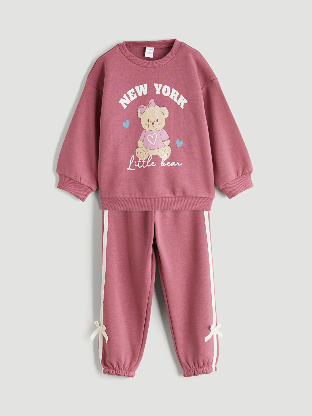 l_20252-w5m343z1-gv8_a.jpg LCW Kids Pink Printed Girls Sweatshirt and Sweatpants Set