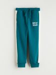 LCW Kids Green Elastic Waist Boys Jogger Pants