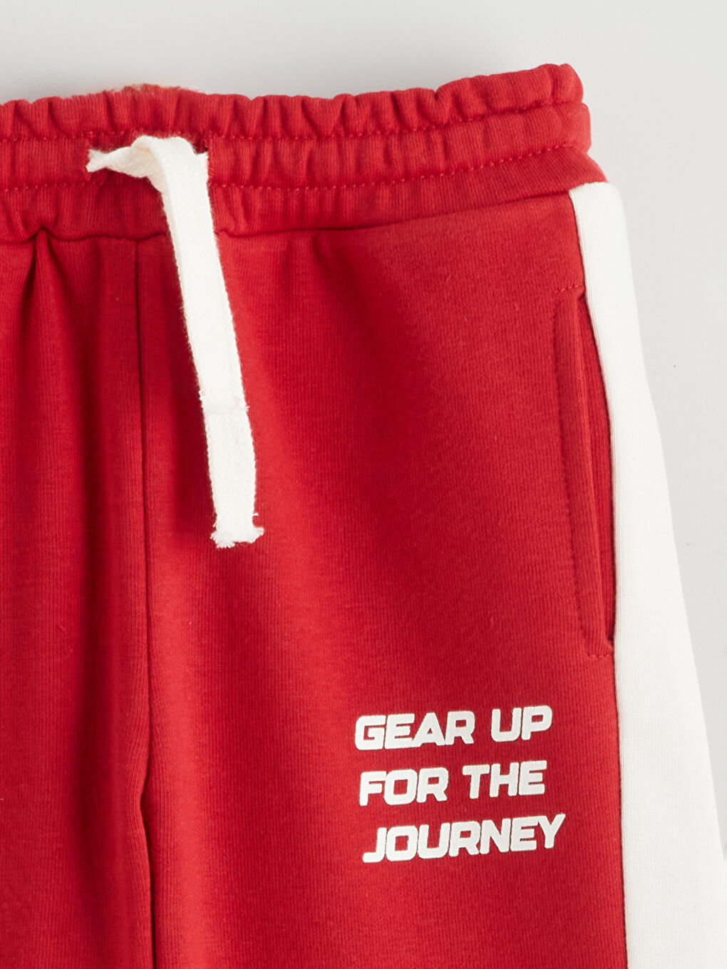 l_20252-w5m513z1-r3t_a1.jpg LCW Kids Red Elastic Waist Boys' Jogger Pants