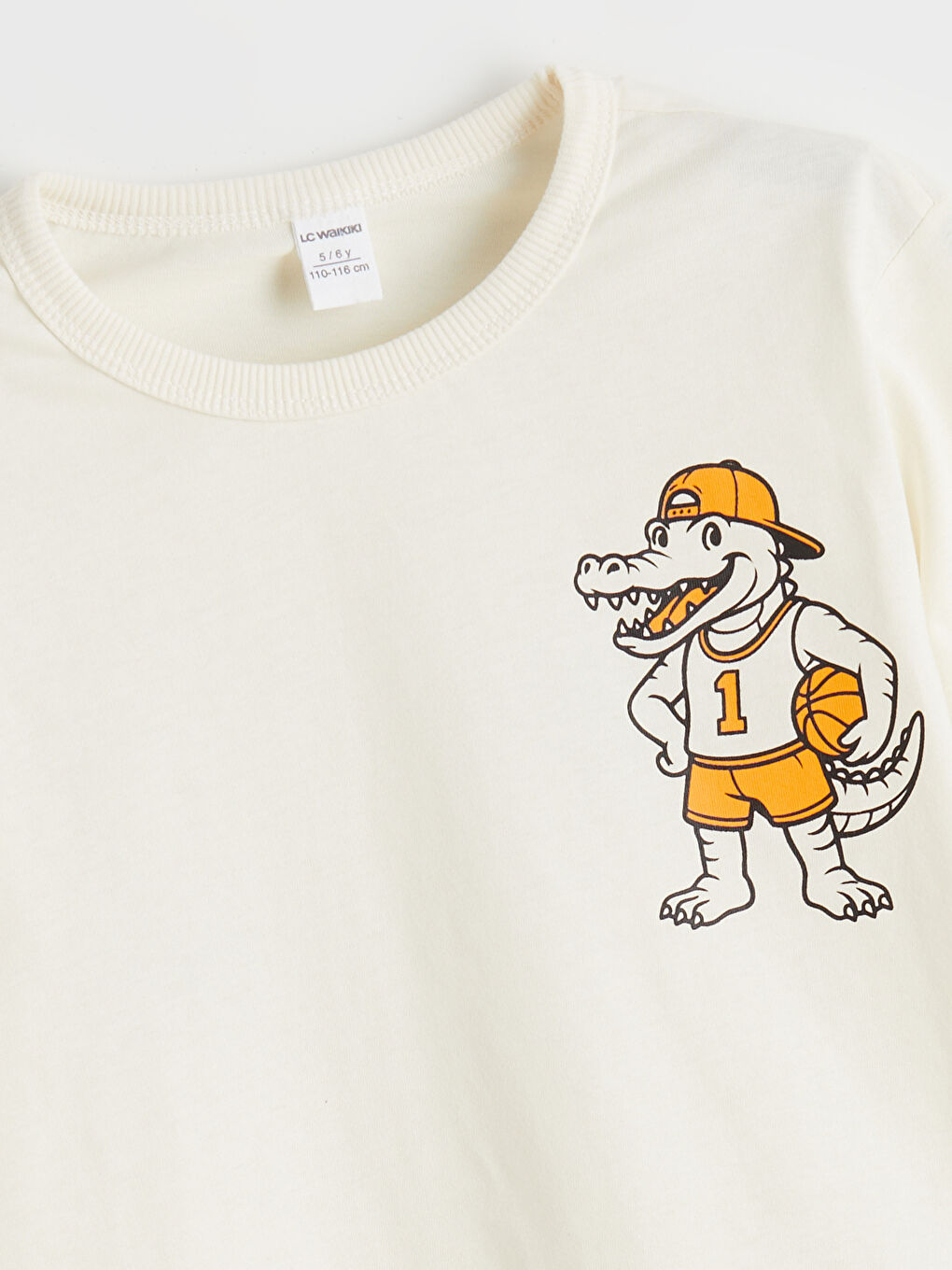 l_20252-w5mm56z1-qvk_a1.jpg LCW Kids Beige Dinosaur Print Boys T-Shirt